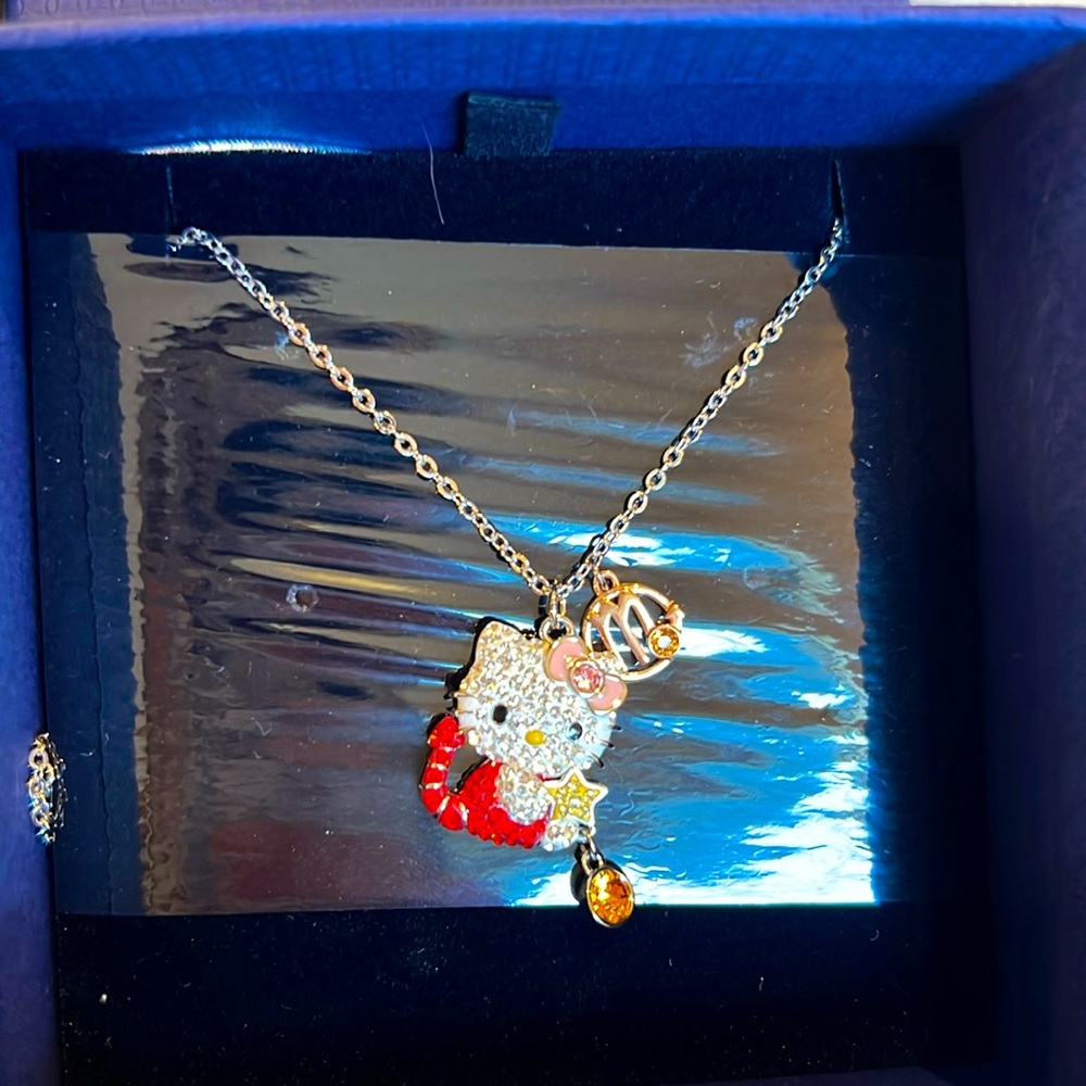 Swarovski Hello Kitty scorpio Necklace Zodiac